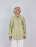 Oversize Yaka Detaylı Gömlek