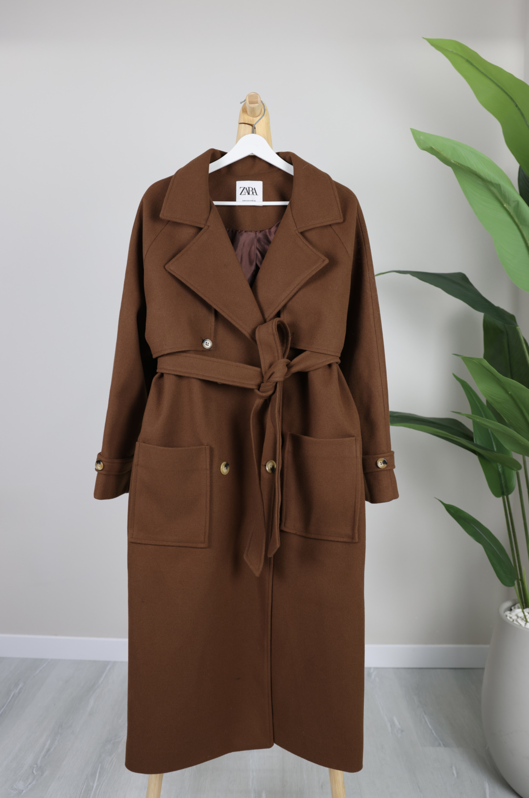 Düğmeli Kaban - Taba