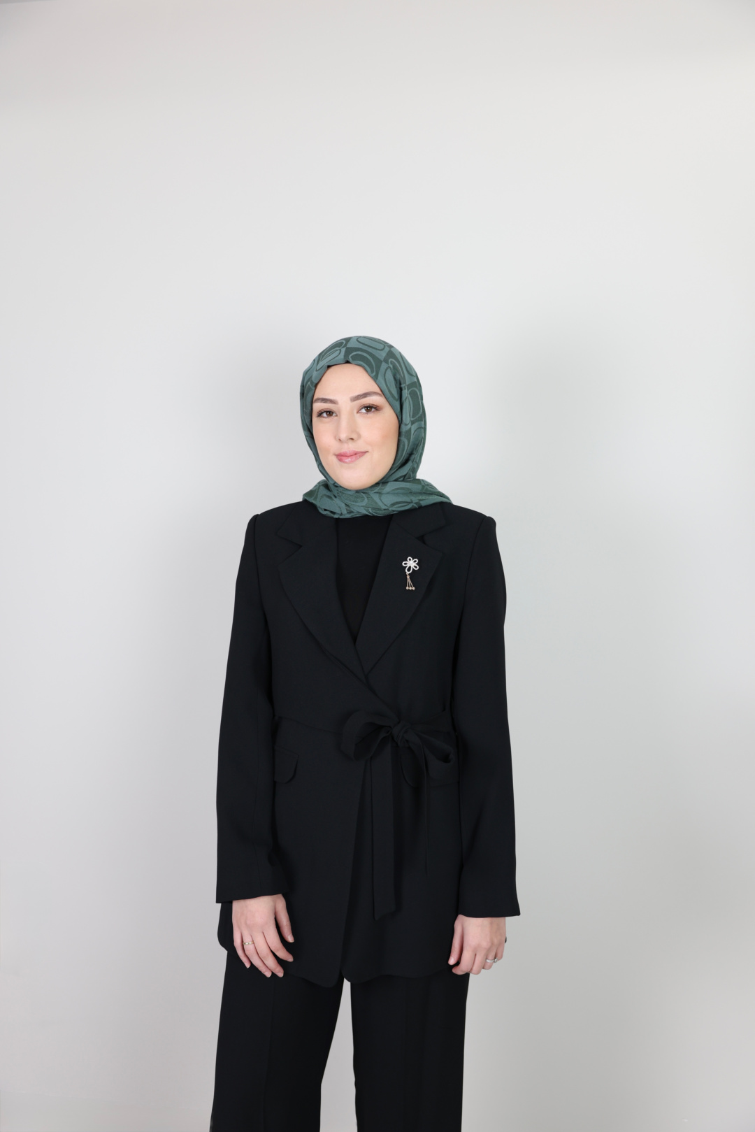 Yandan Bağlamalı Takım-Siyah